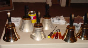cleaned, cleaning and not cleaned bells